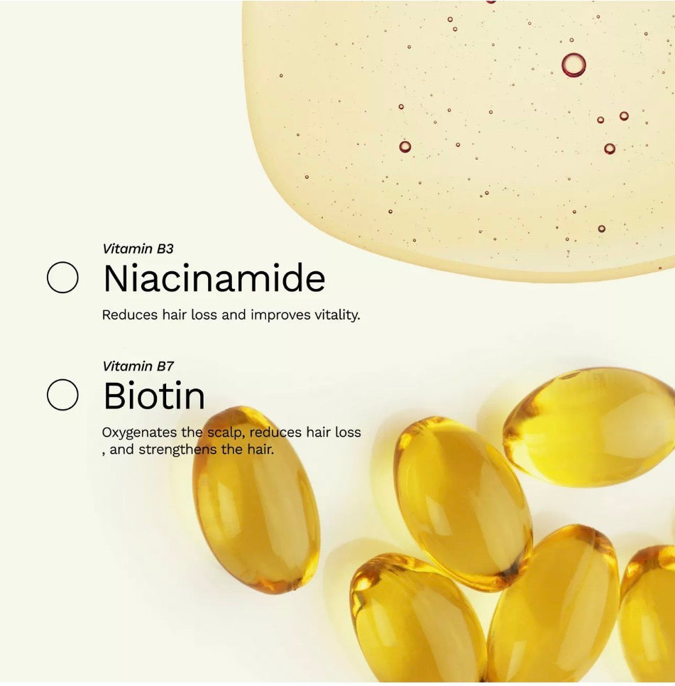 Ampolla para el control de la caída del cabello con biotina- 3 unidades