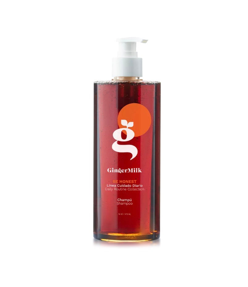 Champú con extracto de jengibre para cabello con tendencia grasa