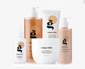 Set de cuidado para cabello rizado, ondulado y muy rizado, con aceite de argán y manteca de karité — 5 piezas